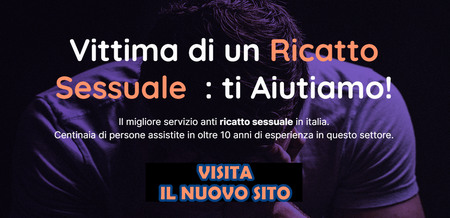 ricatto sessuale sito di assistenza anti estorsione